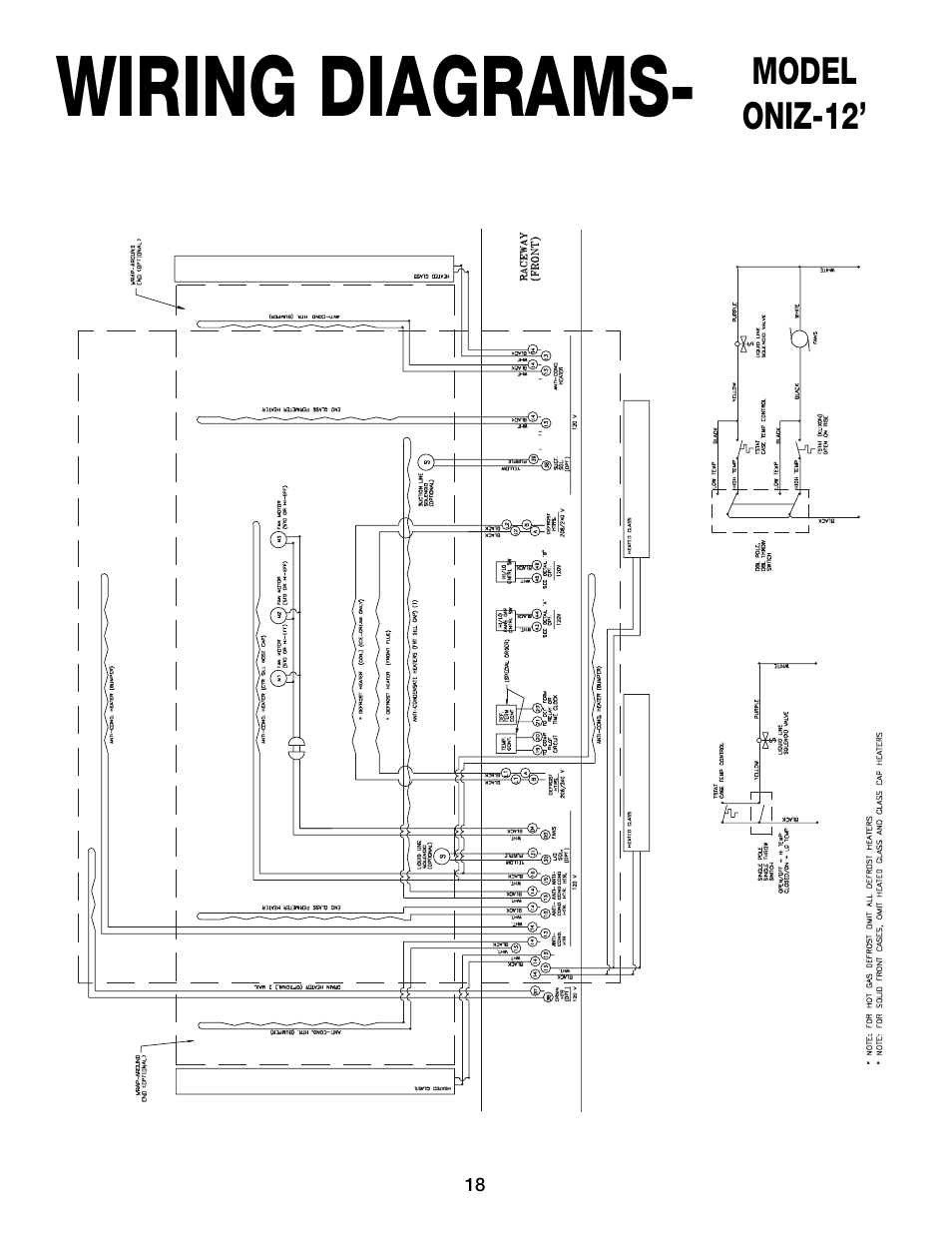 Wiring diagrams | Hill Phoenix ORIGIN2 ONIZ User Manual | Page 22 / 32