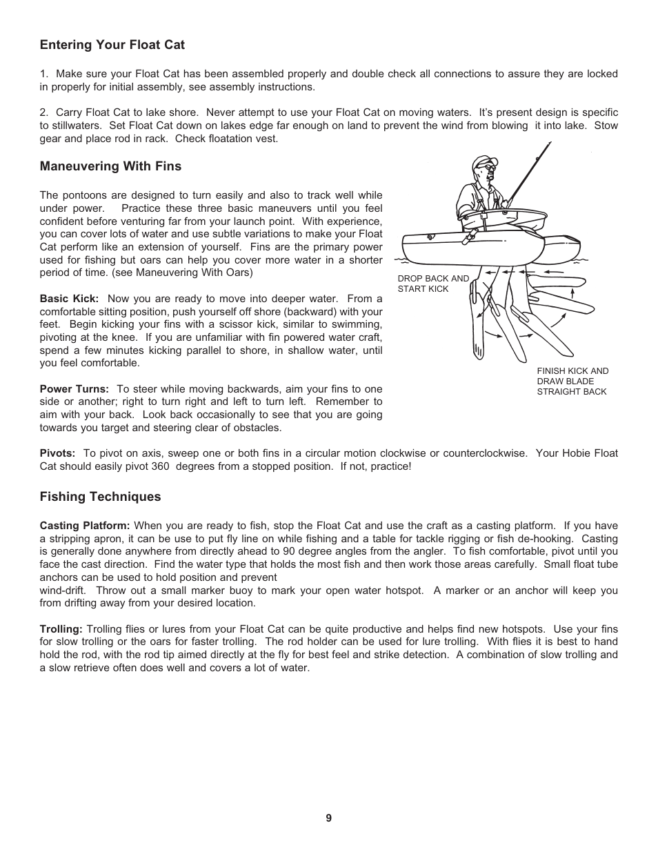 Hobie Float Cat 60 User Manual | Page 9 / 12