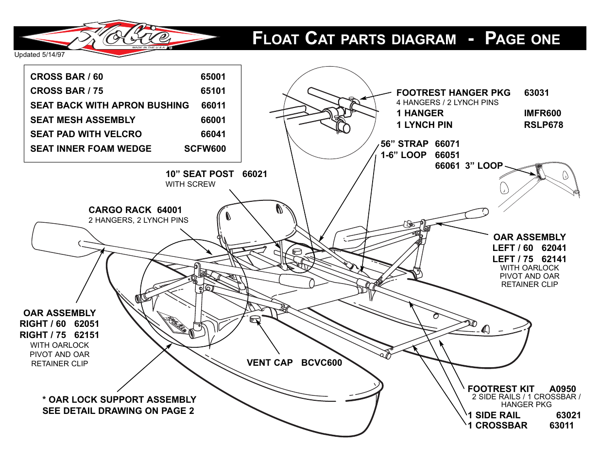 Hobie Float Cat User Manual | 2 pages