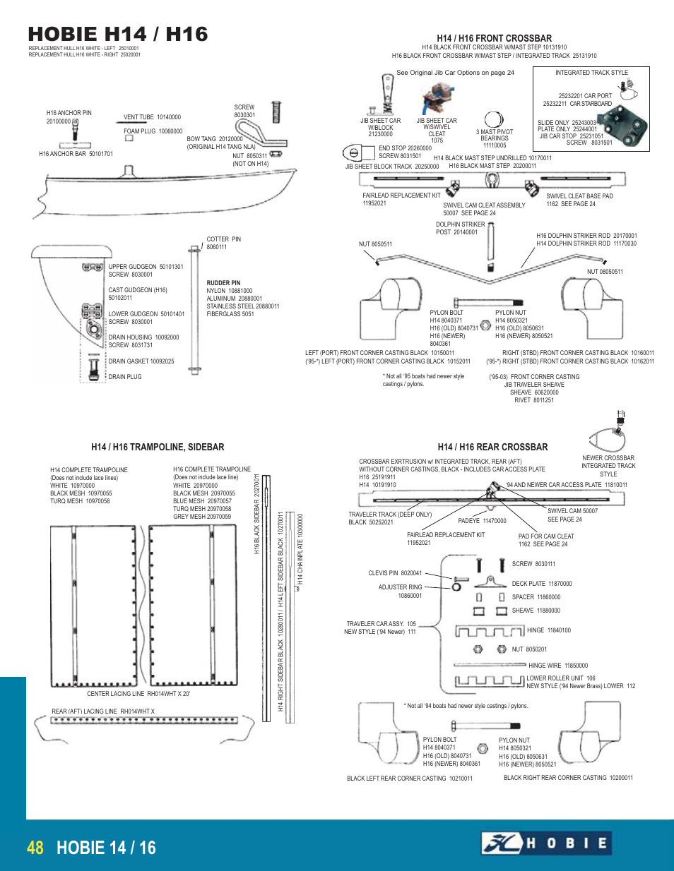 Hobie H14 User Manual | 4 pages