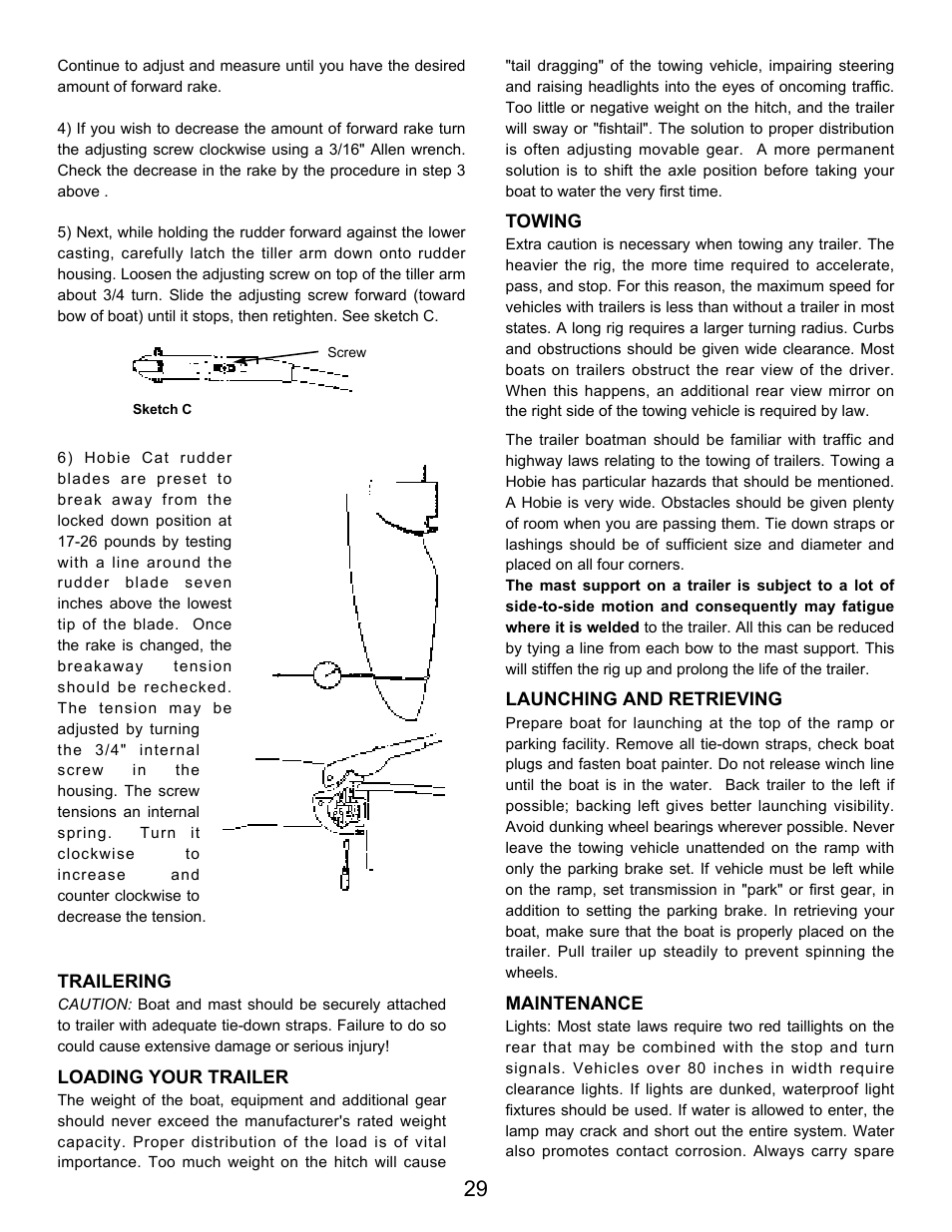 Hobie 18 SX User Manual | Page 31 / 34