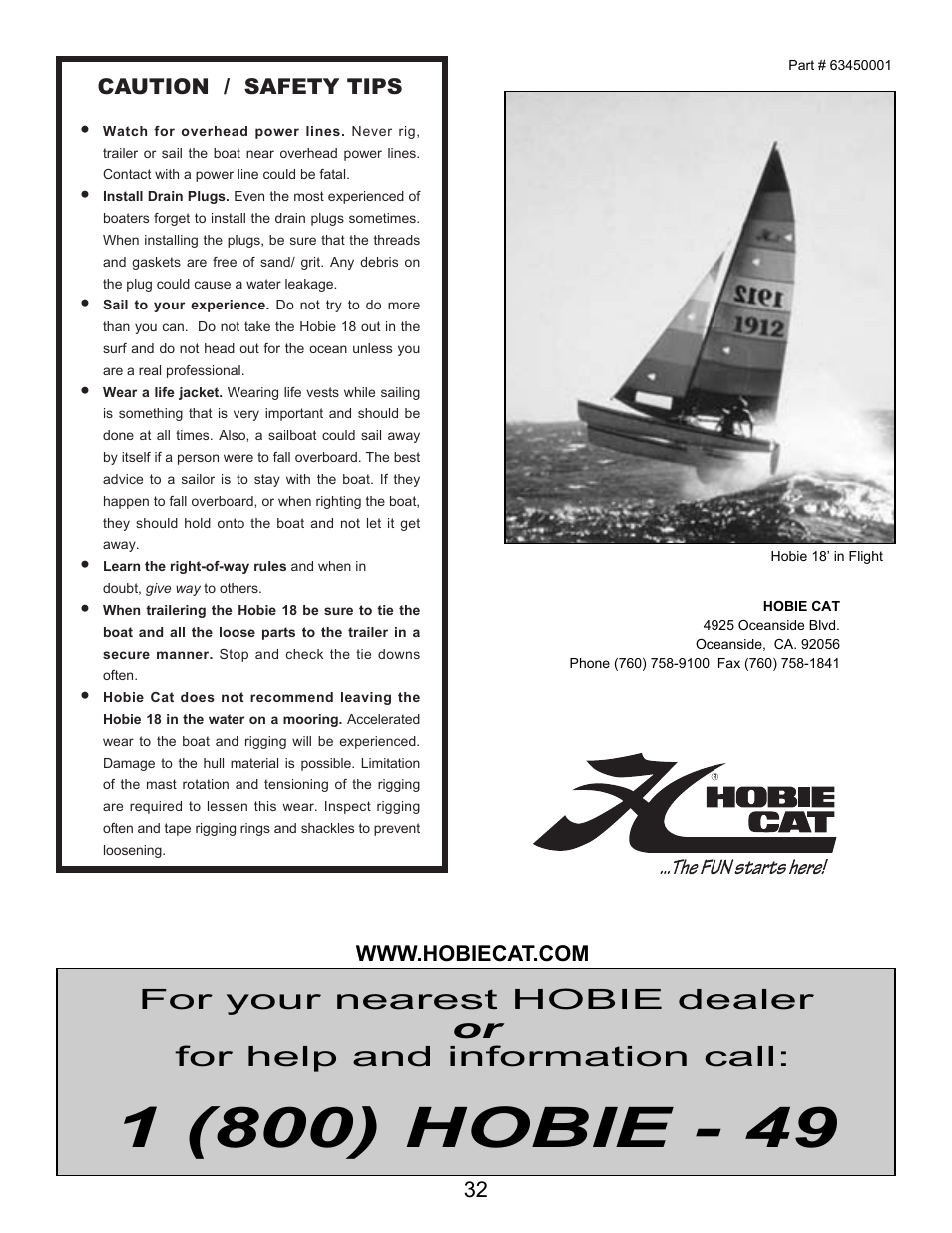 Hobie 18 SX User Manual | Page 34 / 34