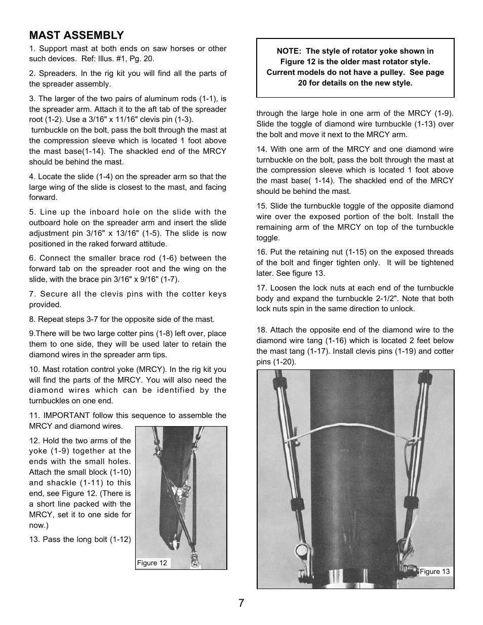 7mast assembly | Hobie 18 SX User Manual | Page 9 / 34