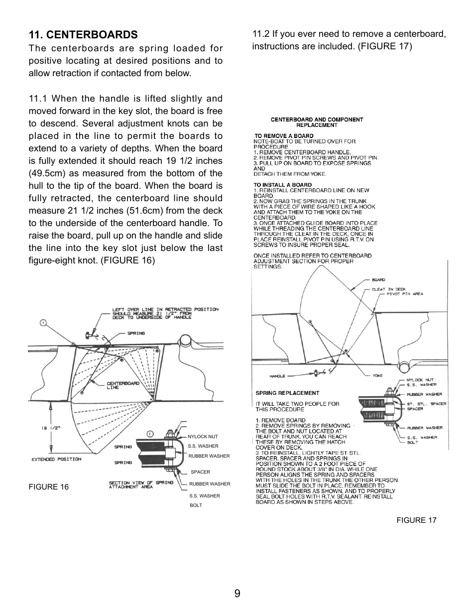 Centerboards | Hobie SPORT CRUISER 21 User Manual | Page 11 / 33