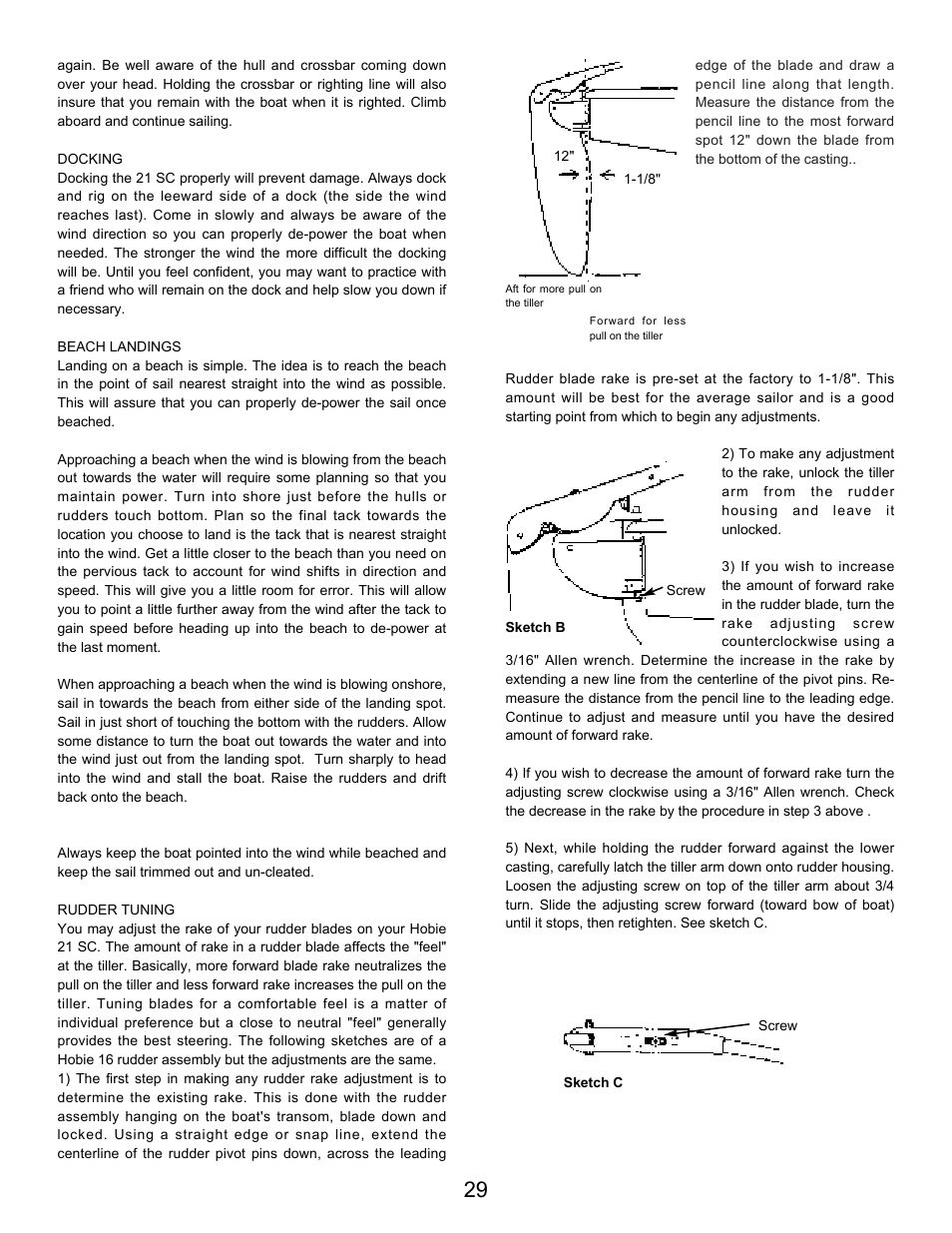 Hobie SPORT CRUISER 21 User Manual | Page 31 / 33