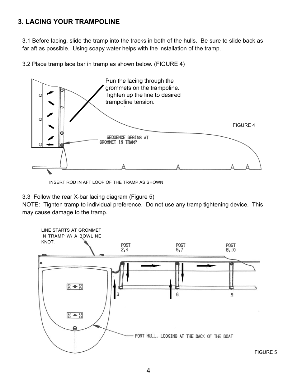 Lacing your trampoline | Hobie SPORT CRUISER 21 User Manual | Page 6 / 33