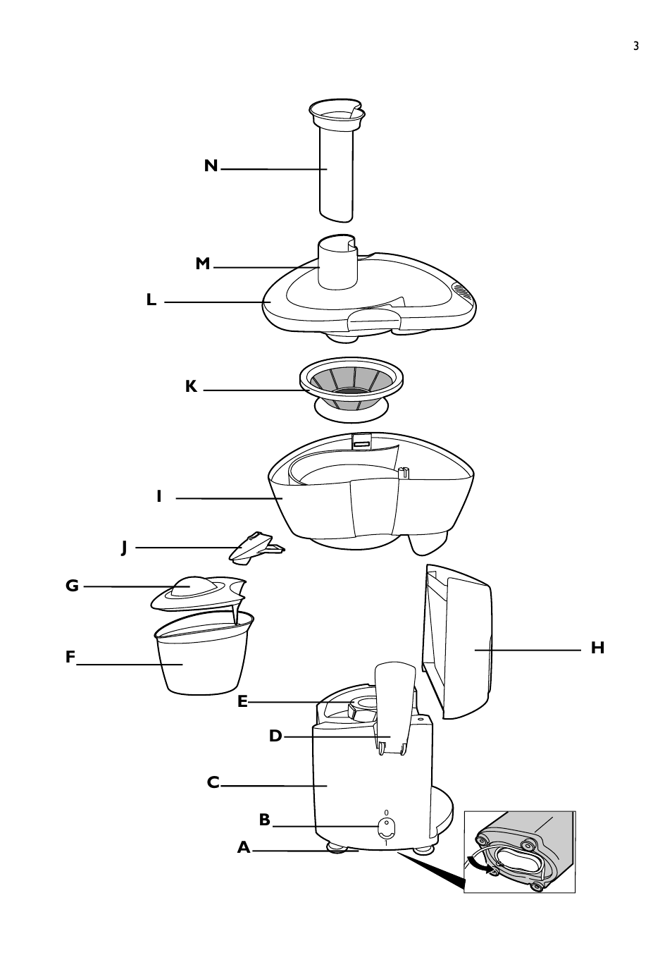 Philips HR 1821 User Manual | Page 3 / 74