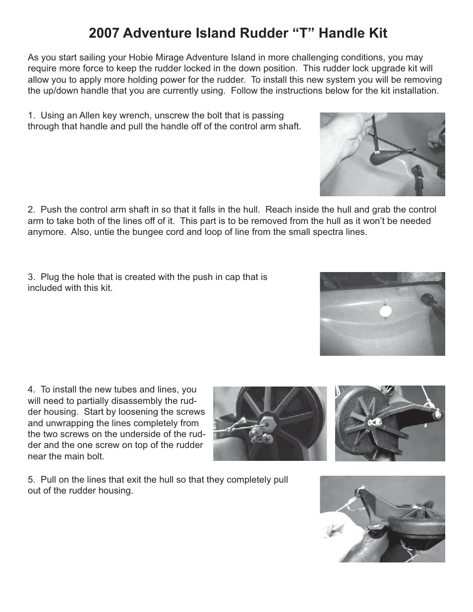 Hobie Adventure Island User Manual | 8 pages