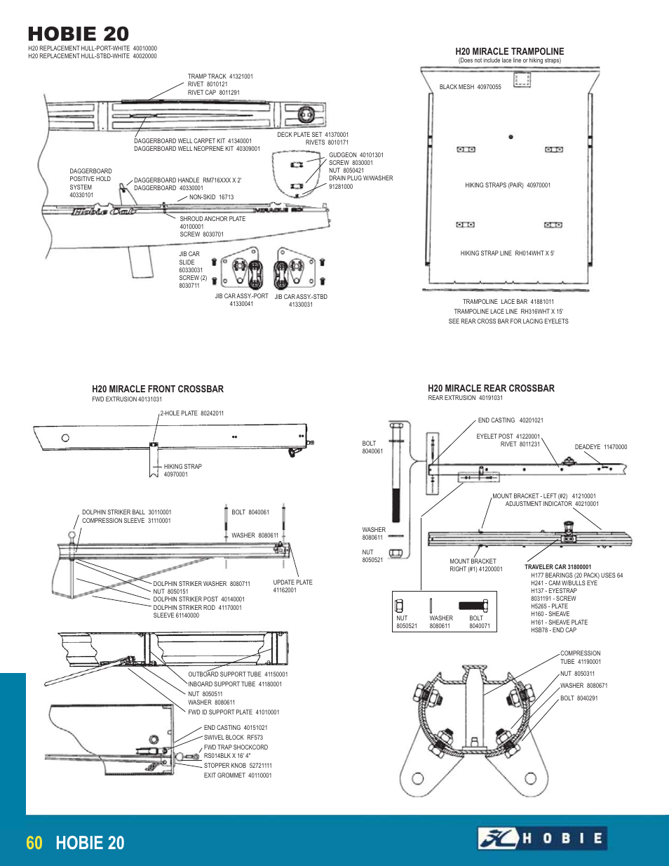 Hobie Miracle 20 User Manual | 4 pages