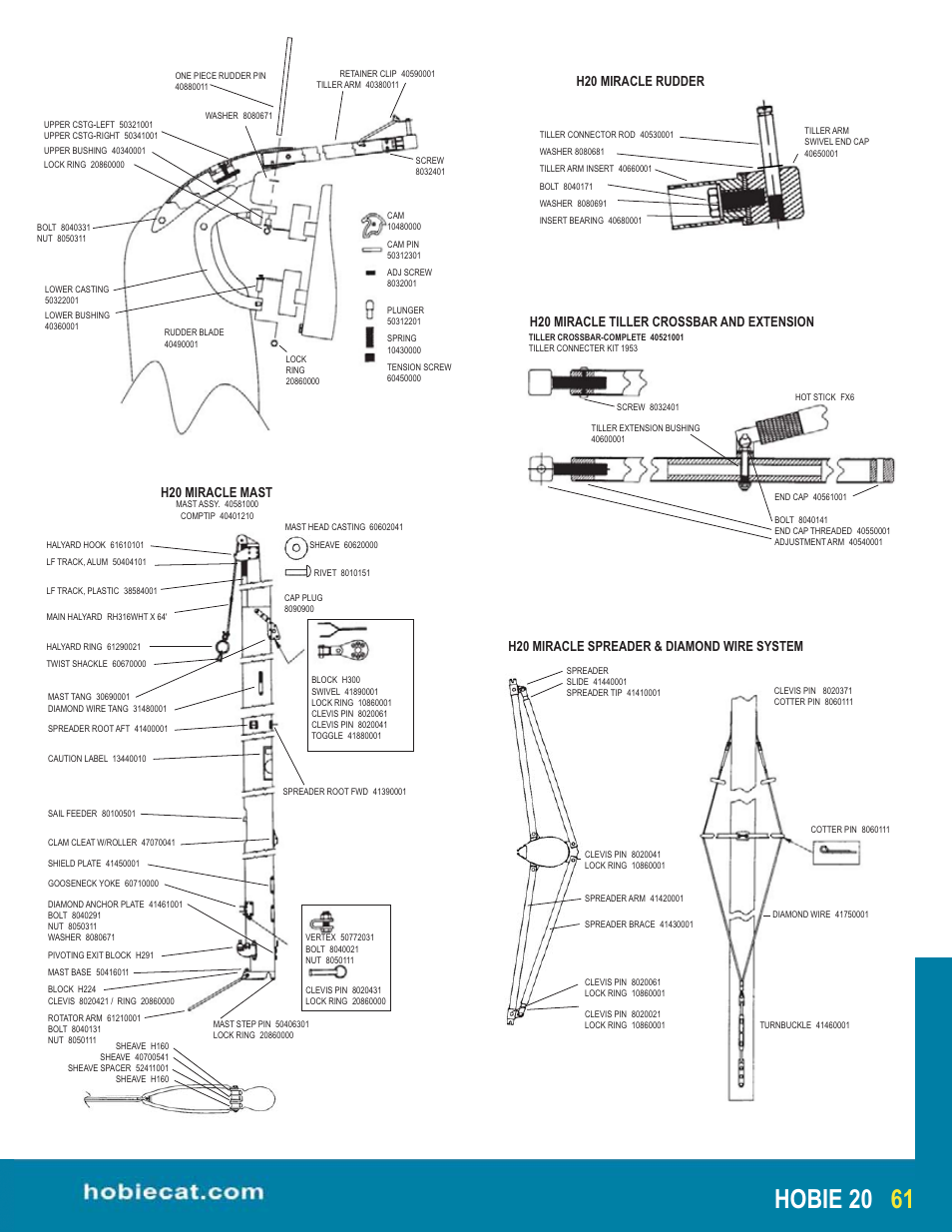 Hobie 20 61 | Hobie Miracle 20 User Manual | Page 2 / 4