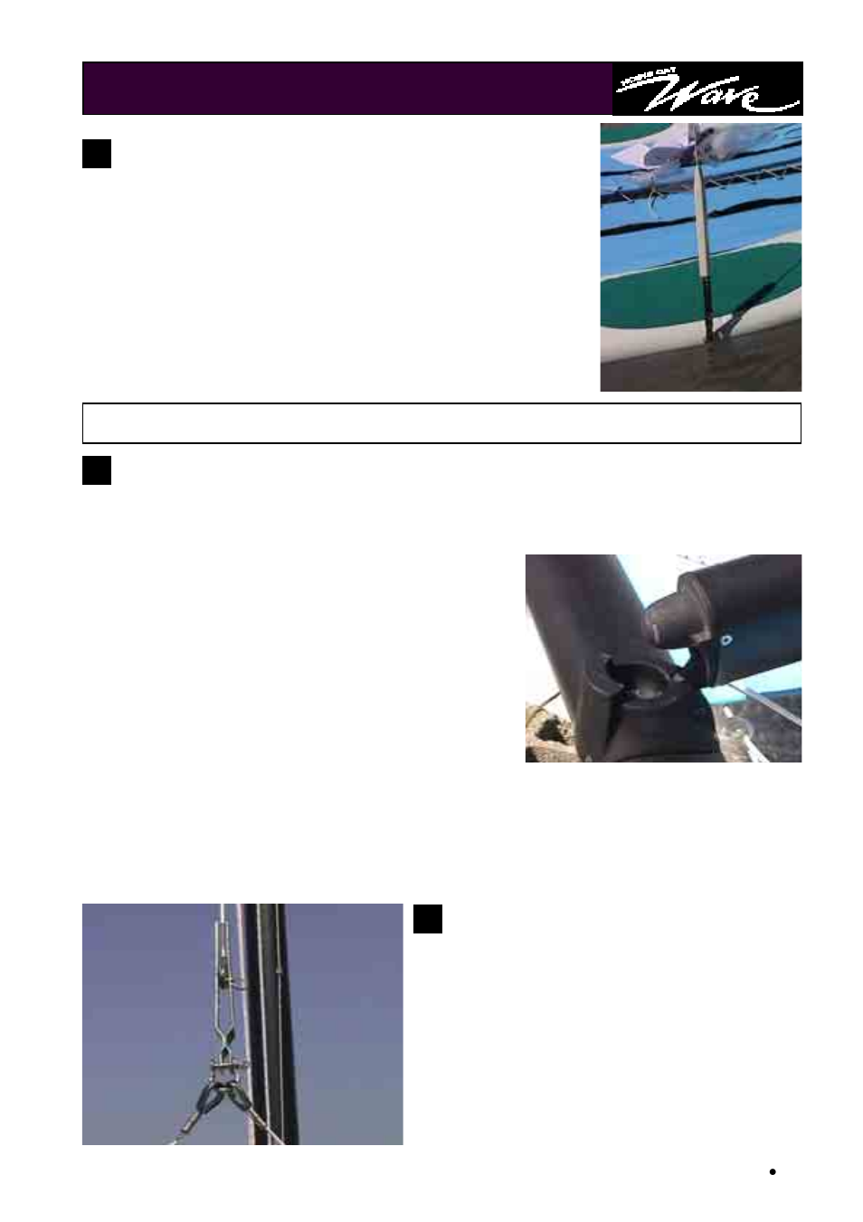 Raising the mast mast | Hobie Wave BP250 User Manual | Page 7 / 12