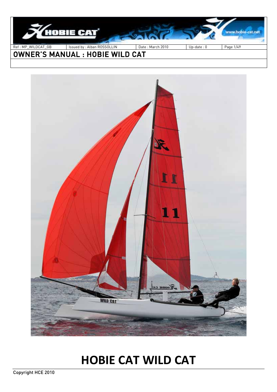 Hobie HCE 2010 User Manual | 49 pages