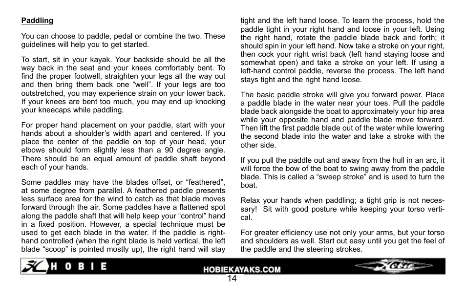 Hobie Mirage i12s User Manual | Page 15 / 24