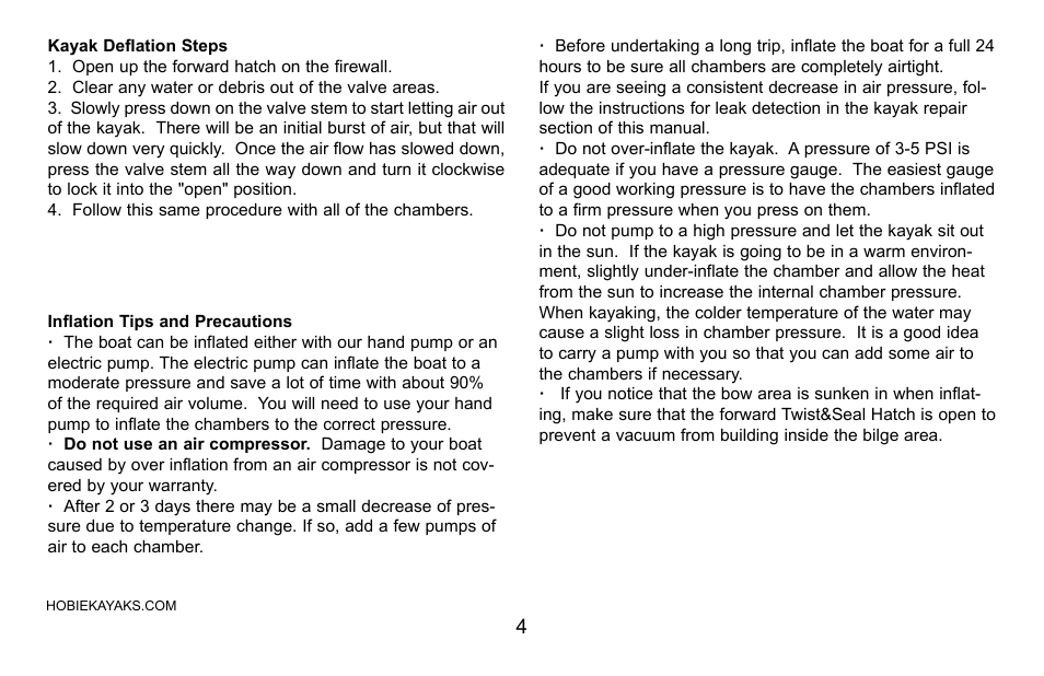 Hobie I12S User Manual | Page 5 / 20