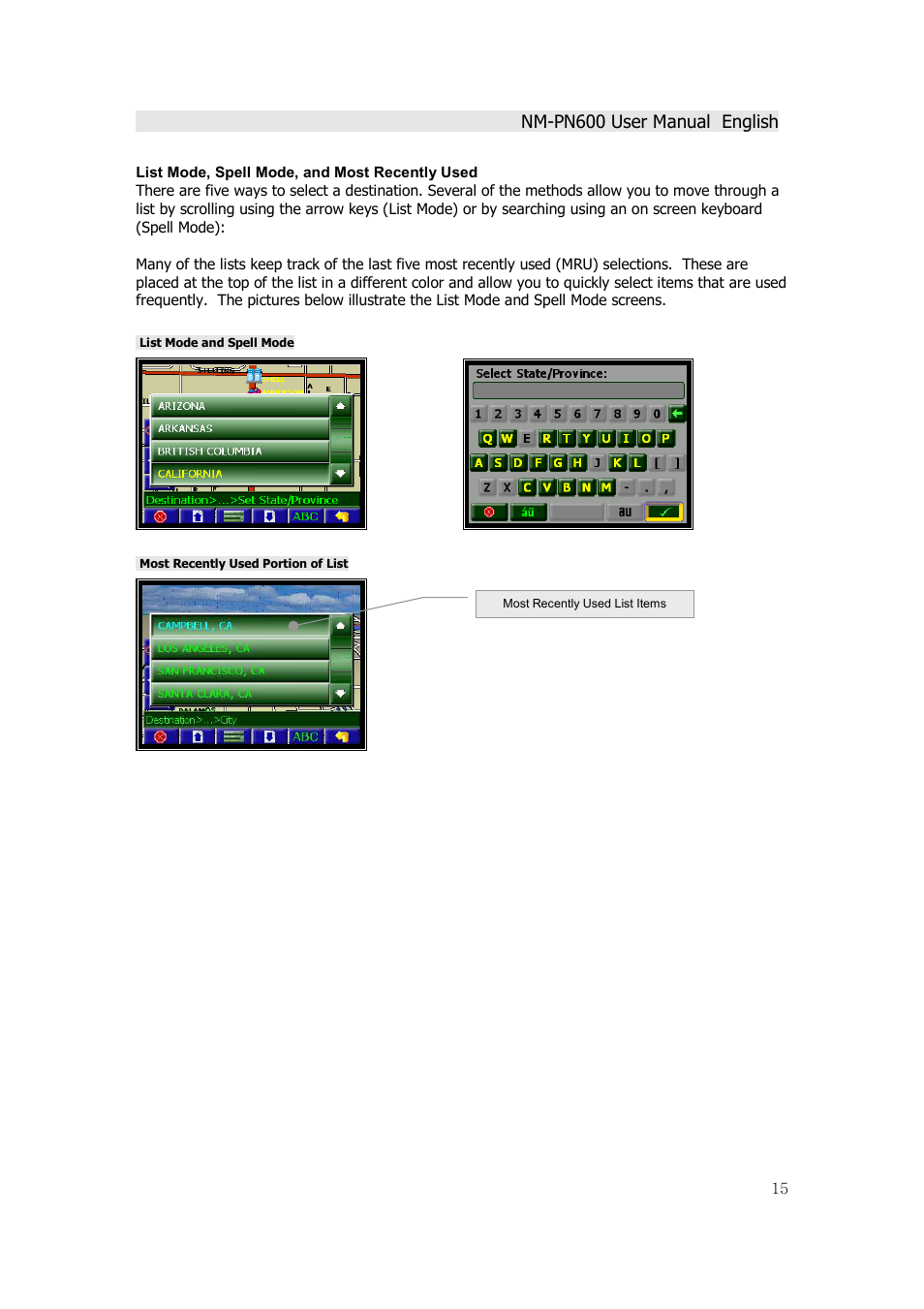 Horizon Navigation NM-PN600 User Manual | Page 15 / 38