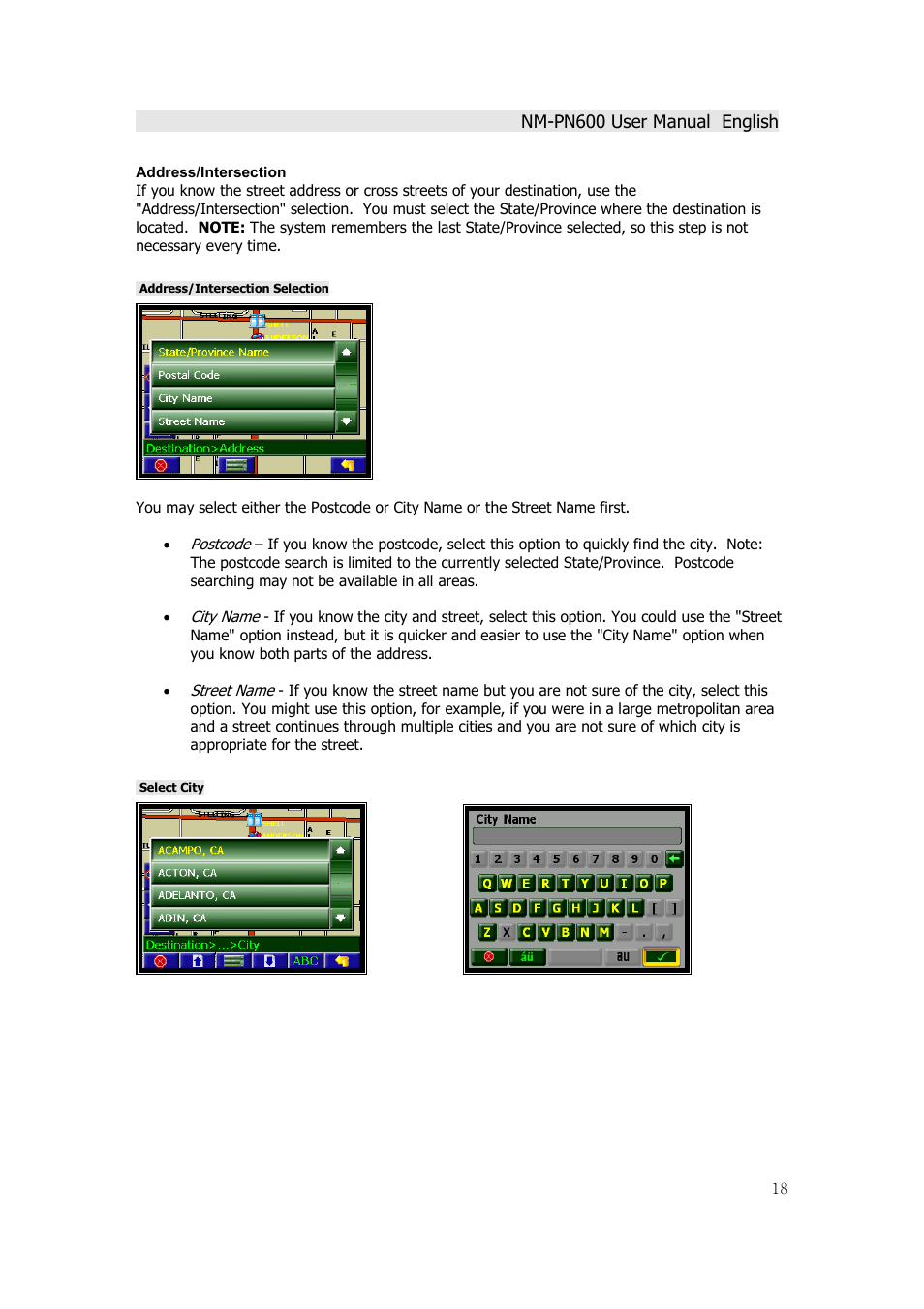 Horizon Navigation NM-PN600 User Manual | Page 18 / 38