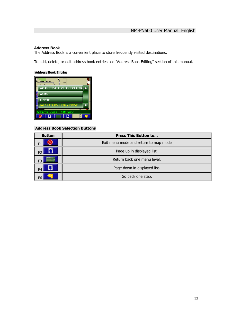 Horizon Navigation NM-PN600 User Manual | Page 22 / 38