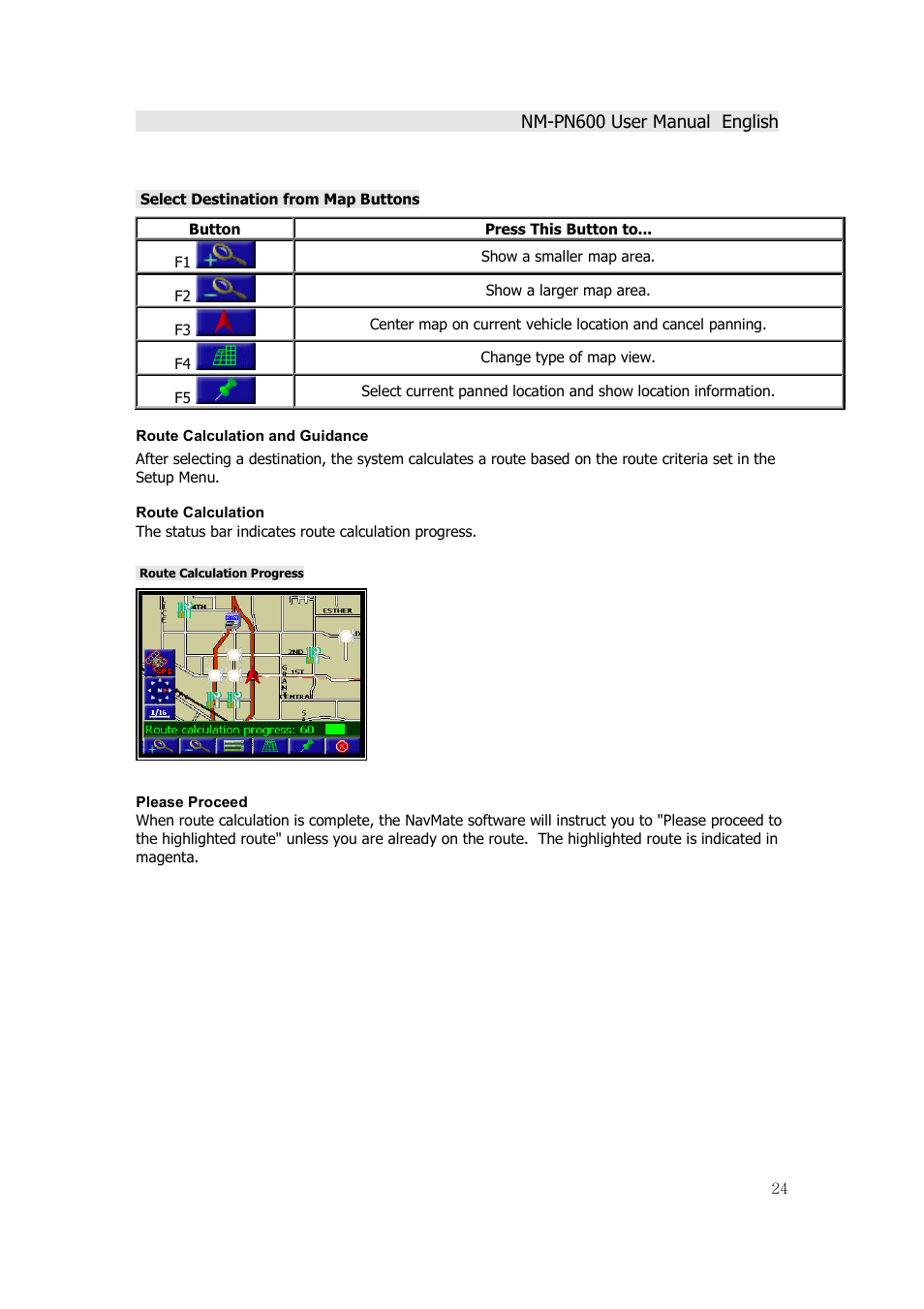 Horizon Navigation NM-PN600 User Manual | Page 24 / 38