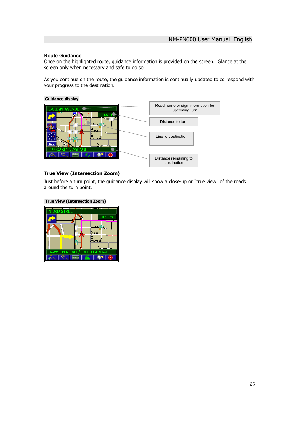 Horizon Navigation NM-PN600 User Manual | Page 25 / 38