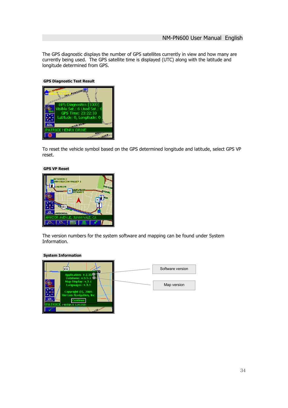 Horizon Navigation NM-PN600 User Manual | Page 34 / 38