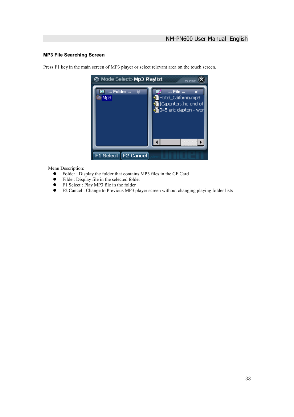 Horizon Navigation NM-PN600 User Manual | Page 38 / 38