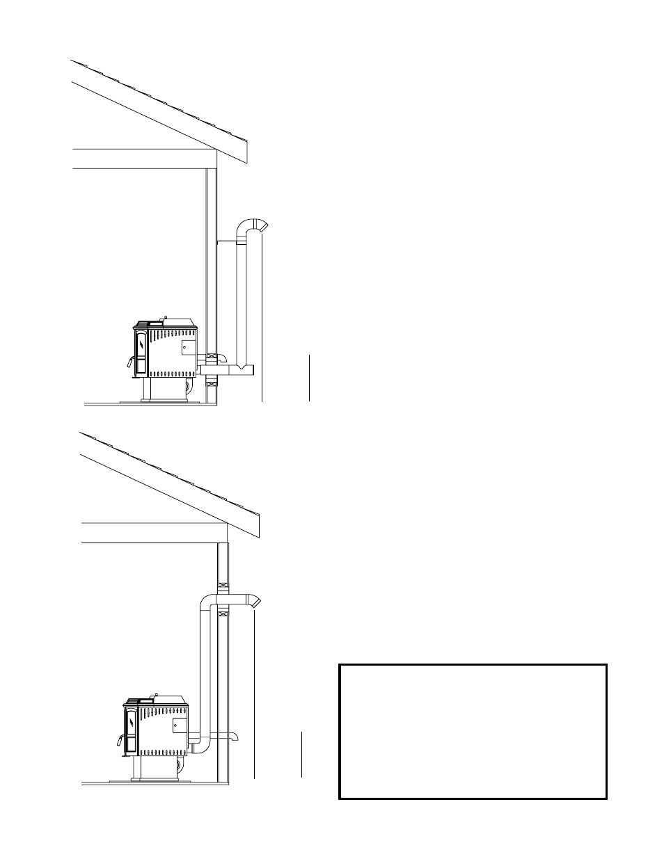 2 preferred method, 1 preferred method, Caution | Harman Stove Company R6 User Manual | Page 6 / 13