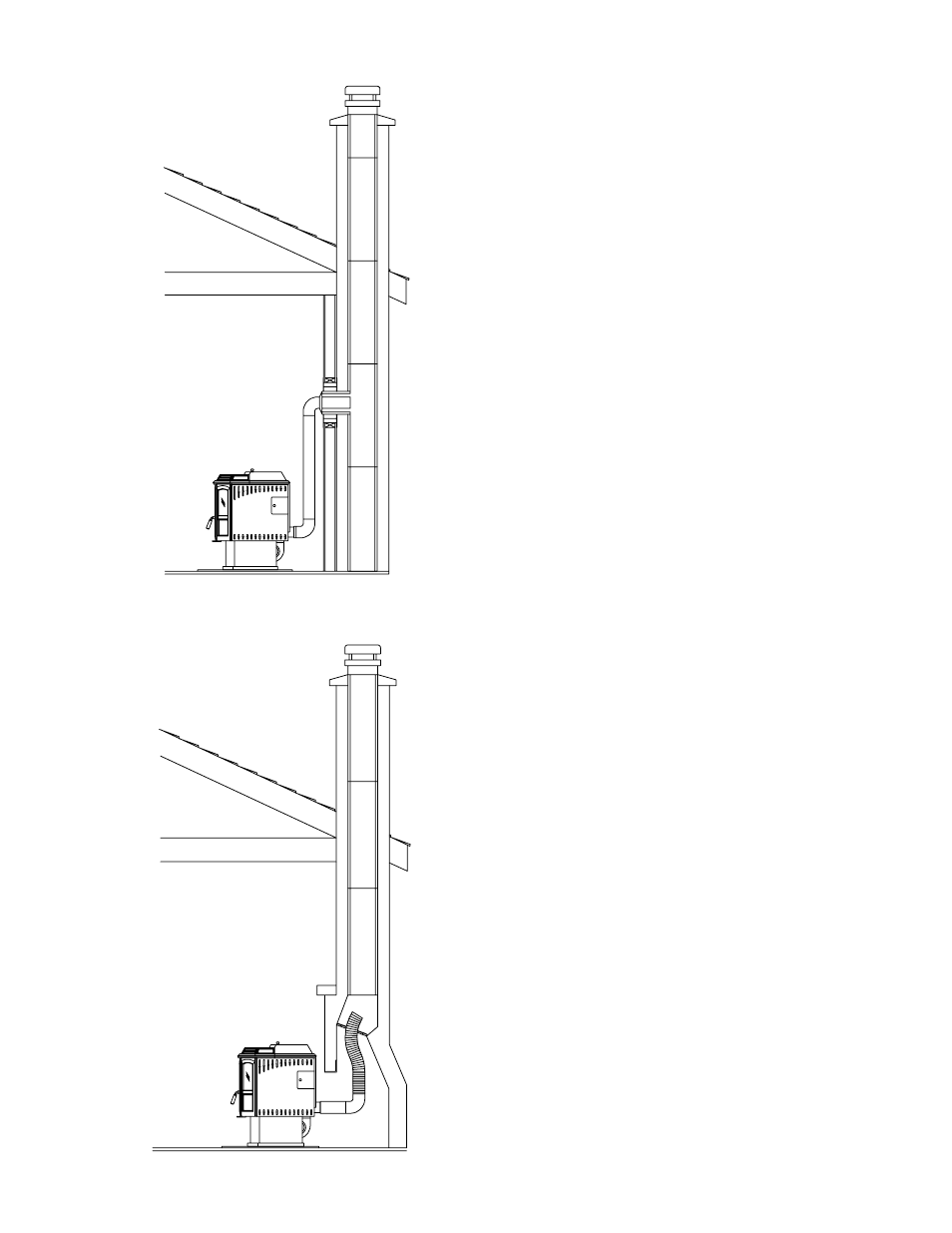 4 installing into an existing chimney ( us only ) | Harman Stove Company R6 User Manual | Page 7 / 13