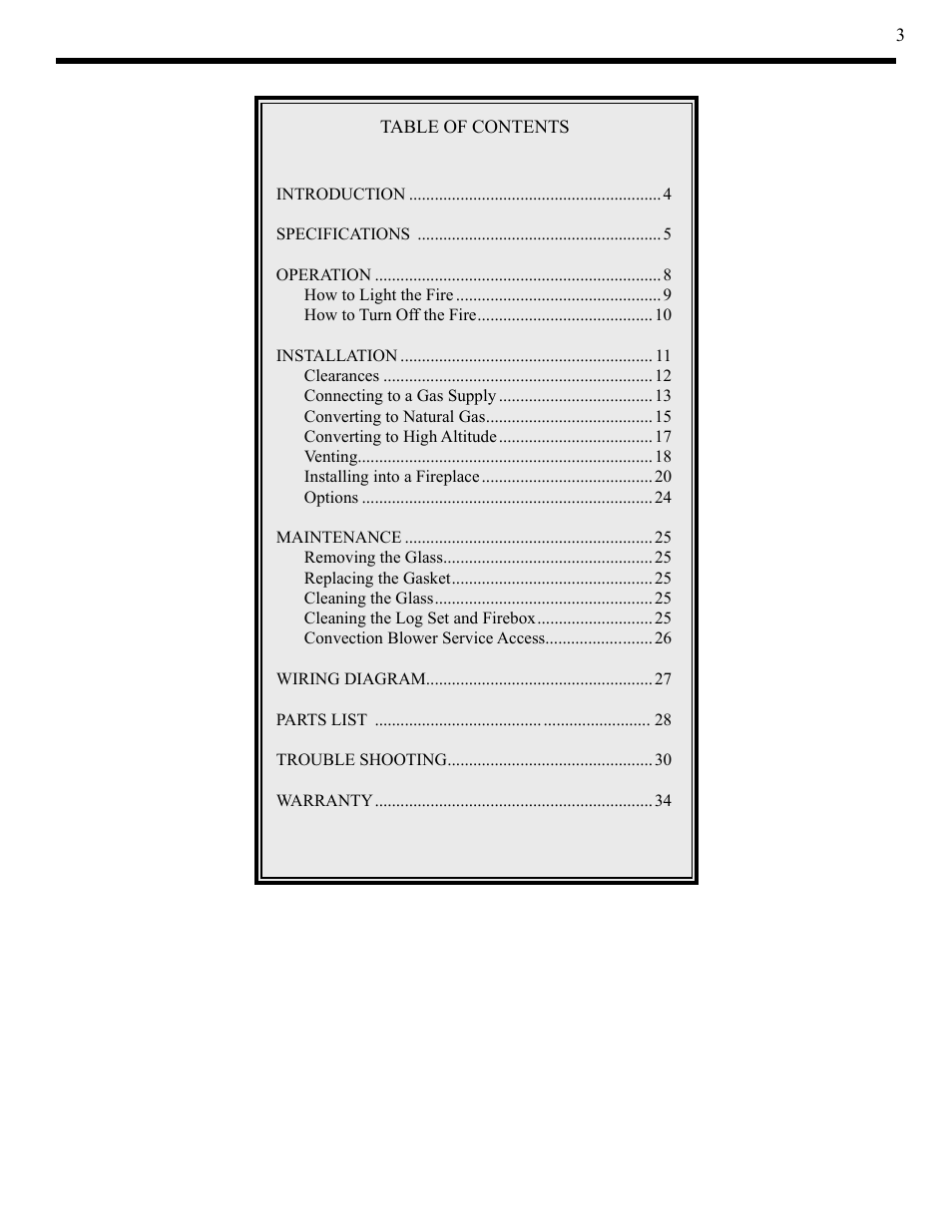 Harman Stove Company XL User Manual | Page 3 / 34