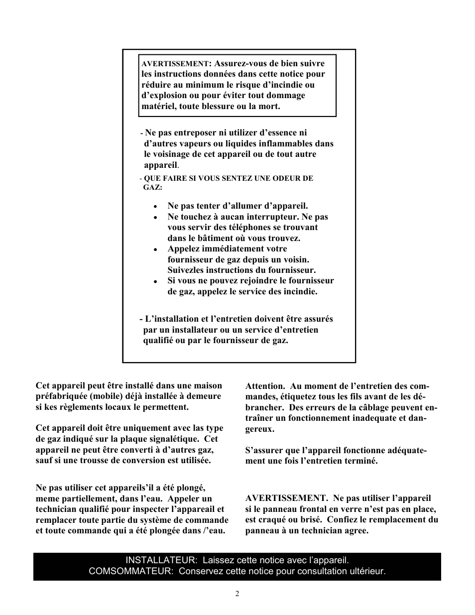 Harman Stove Company FireLuxe Direct Vent Gas Stove With Top Cooking Burner System User Manual | Page 2 / 32