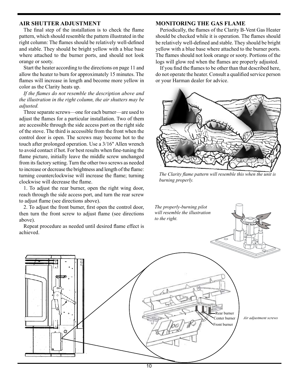 Harman Stove Company Harman Gas 929BV User Manual | Page 10 / 20