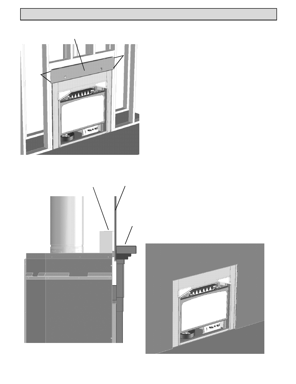 Installation, Installing fireplace to use victorian face | Harman Stove Company HB 38 DV User Manual | Page 17 / 46
