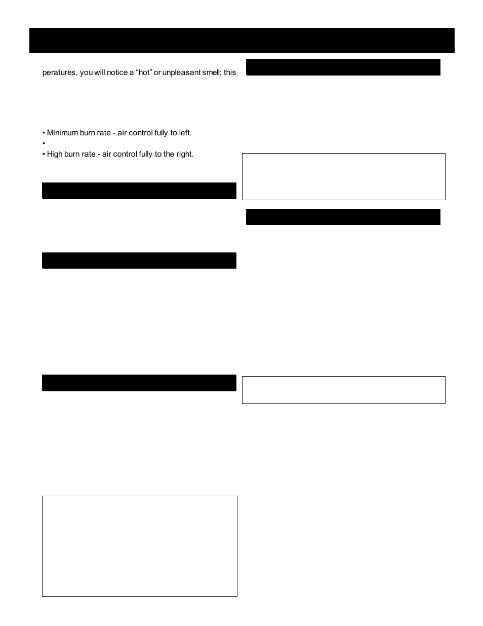 Operation | Harman Stove Company HARMAN TL200 User Manual | Page 8 / 23