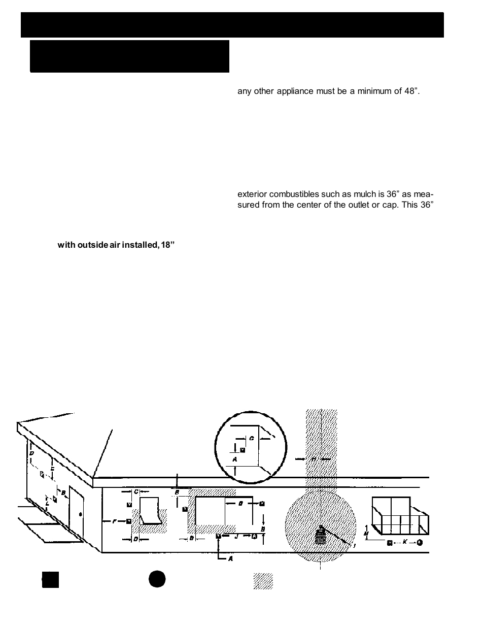 Venting, Requirements for terminating the venting | Harman Stove Company Advance Pellet Stove User Manual | Page 17 / 31