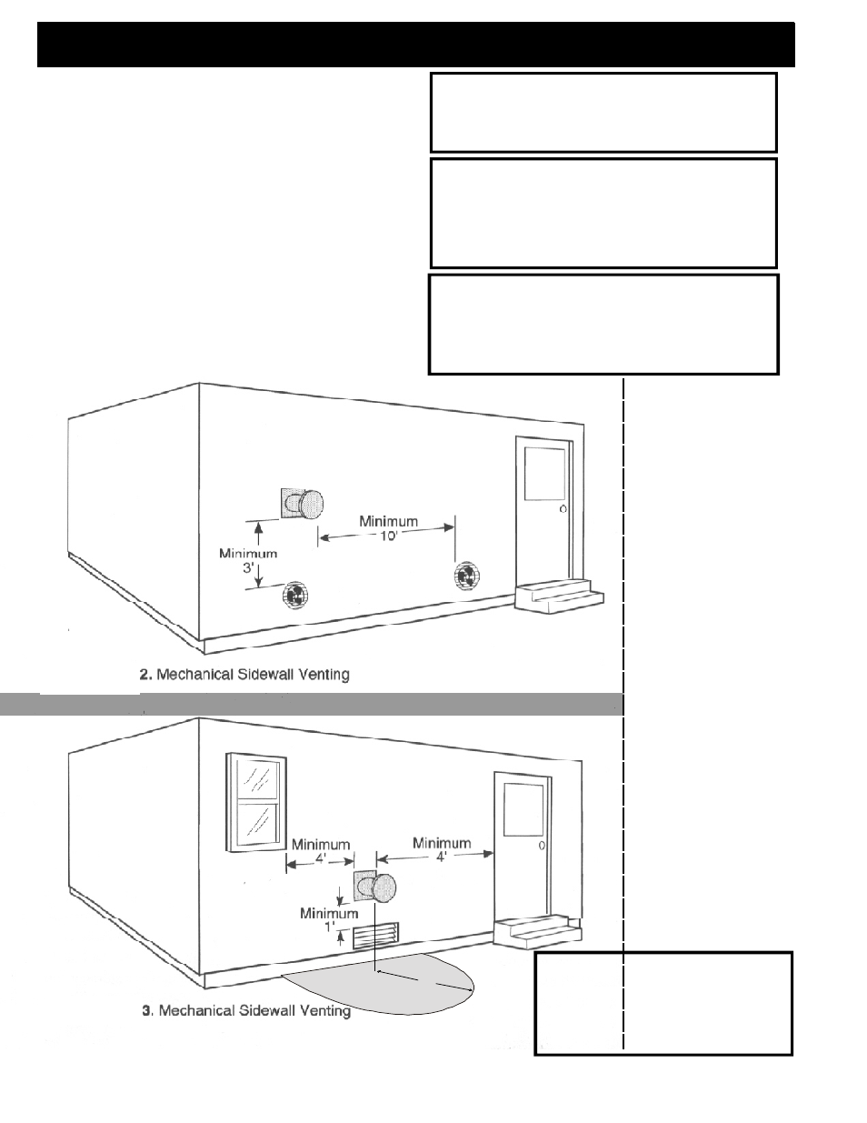 Warning, Caution, Warning venting | Harman Stove Company Advance Pellet Stove User Manual | Page 18 / 31