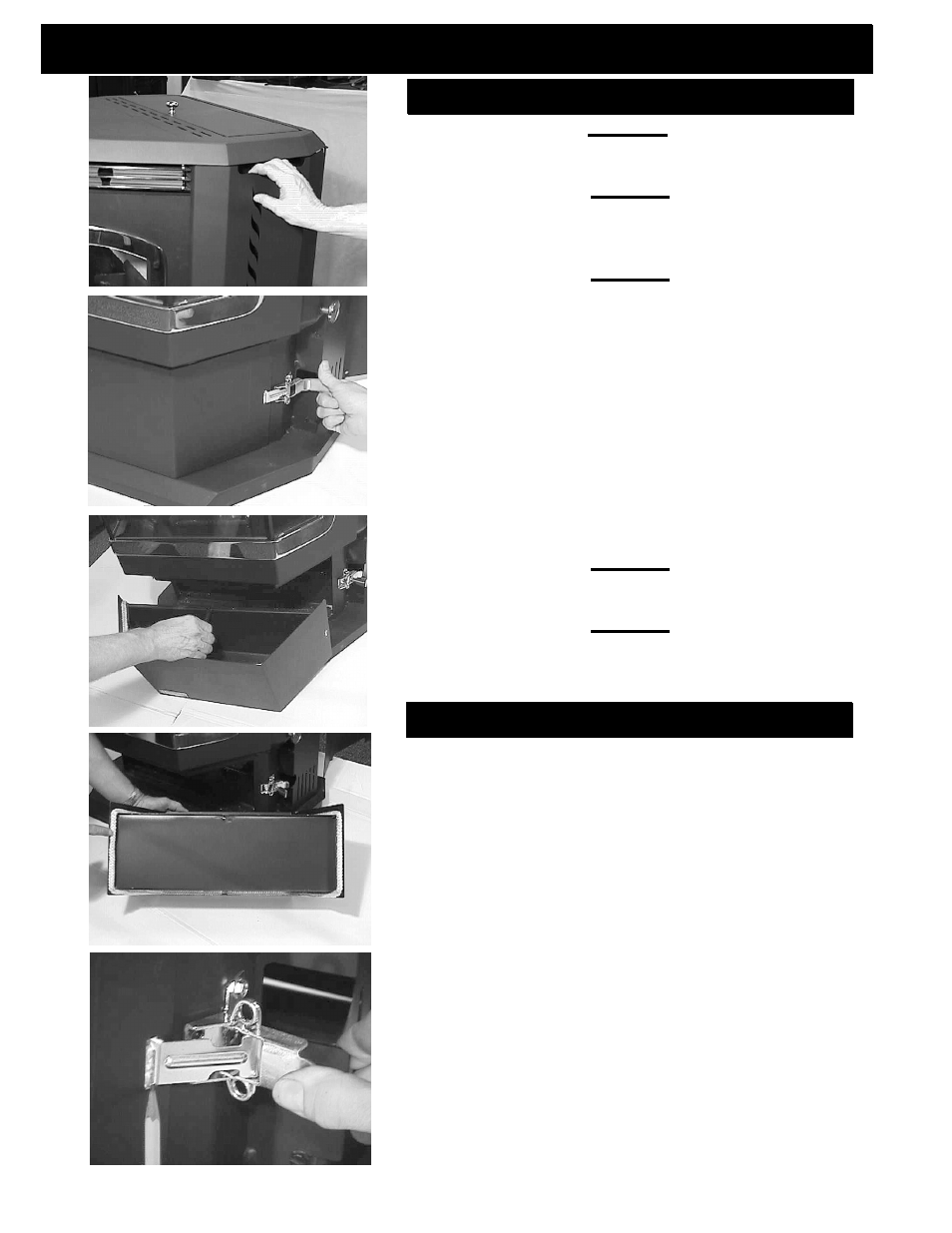 Maintenance - emptying ashes | Harman Stove Company Advance Pellet Stove User Manual | Page 19 / 31