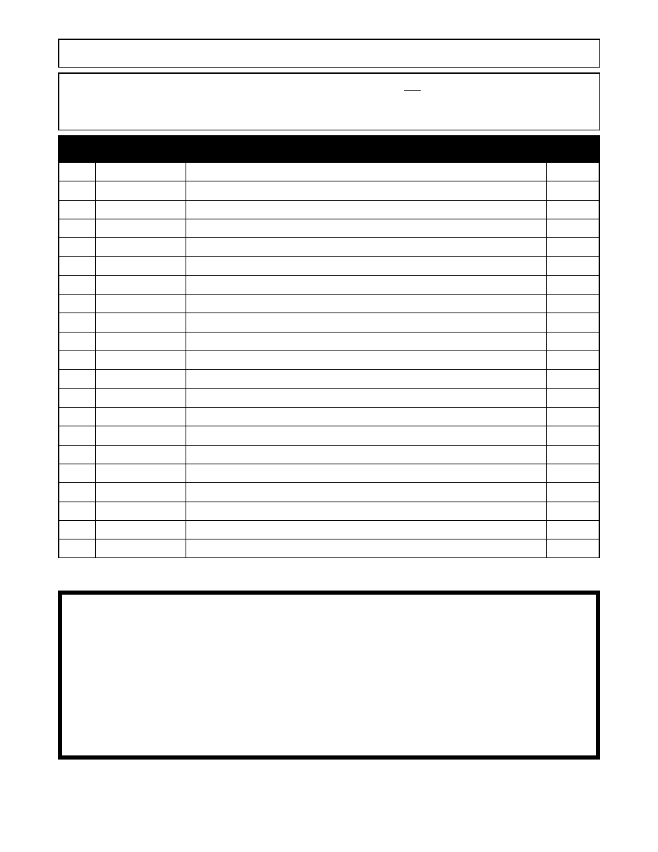 Chassis parts, Parts list, Model 3000 | I.C.T.C. Holdings Corporation 3000 User Manual | Page 35 / 38