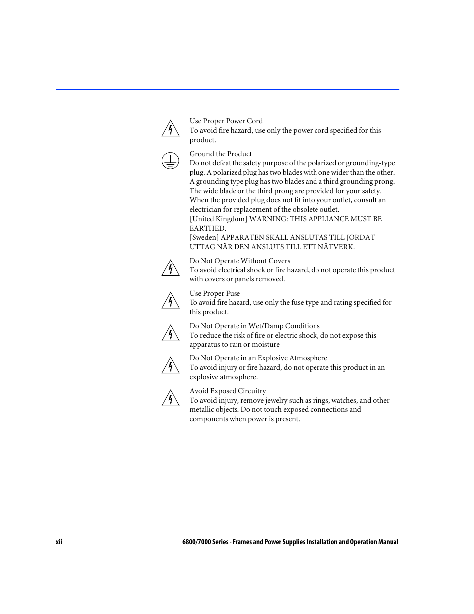 Harris Performance 7000 User Manual | Page 14 / 76