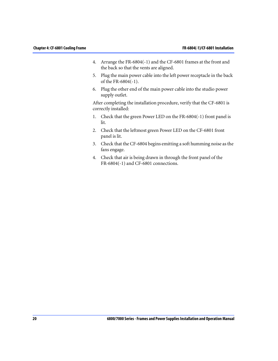 Harris Performance 7000 User Manual | Page 46 / 76