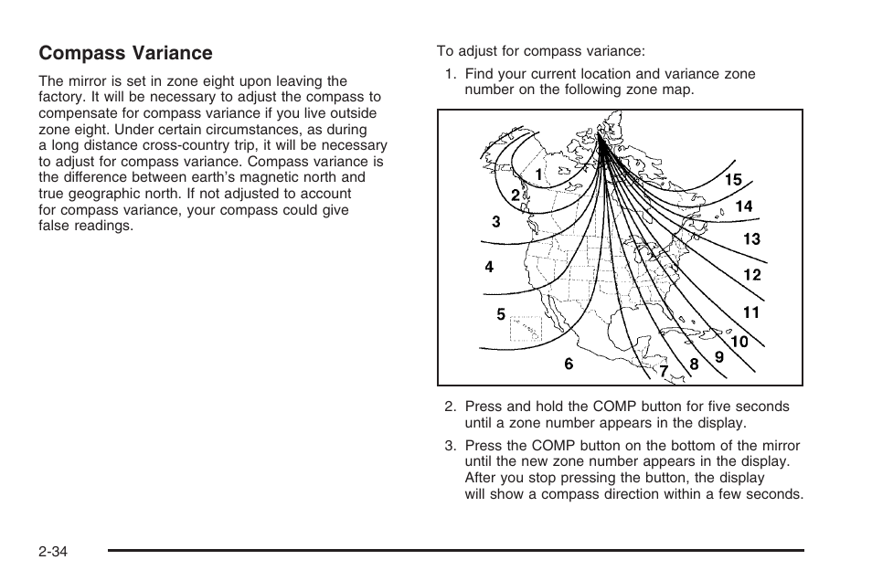 Compass variance | Hummer 2006 H3 User Manual | Page 110 / 420