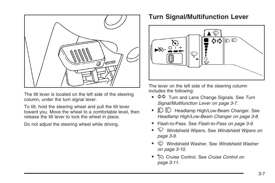 Turn signal/multifunction lever, Turn signal/multifunction lever -7, Turn | Signal/multifunction lever | Hummer 2006 H3 User Manual | Page 131 / 420