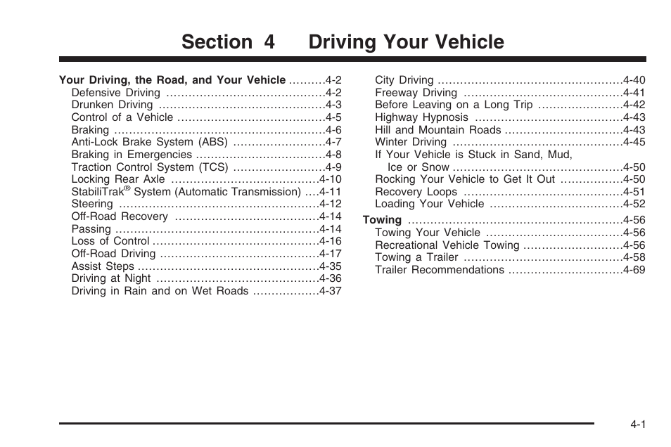 Driving your vehicle, Driving your vehicle -1 | Hummer 2006 H3 User Manual | Page 203 / 420