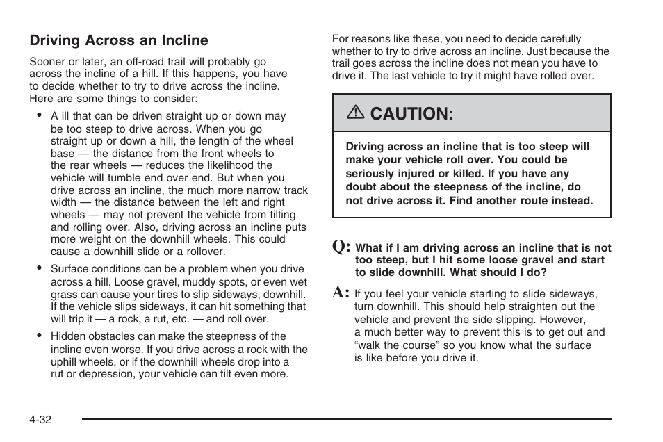 Caution | Hummer 2006 H3 User Manual | Page 234 / 420