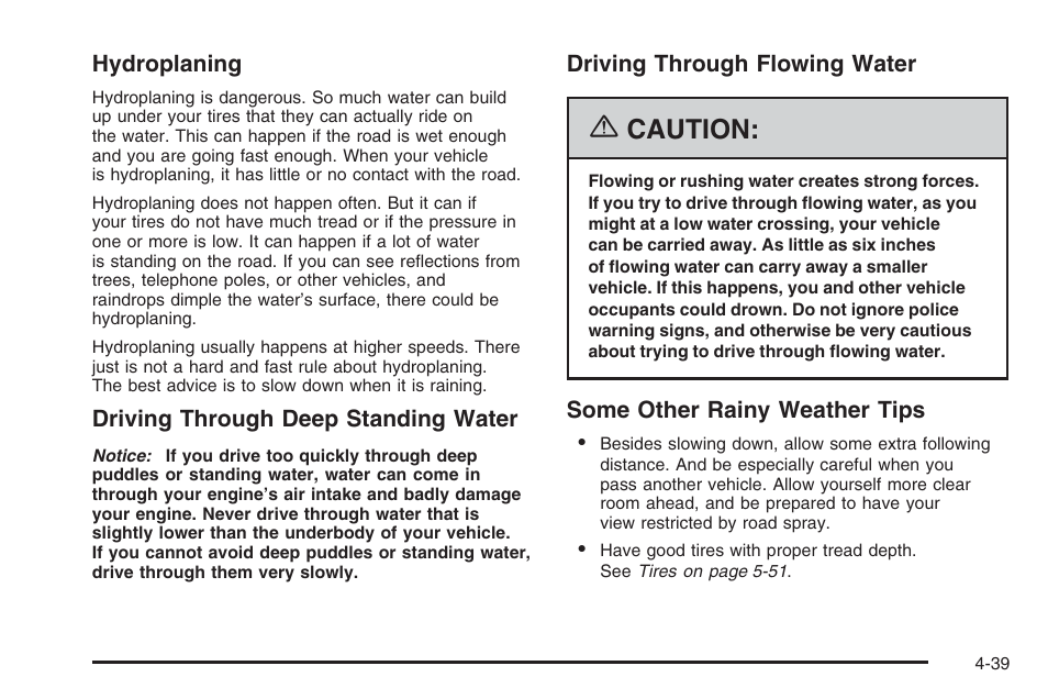 Caution | Hummer 2006 H3 User Manual | Page 241 / 420