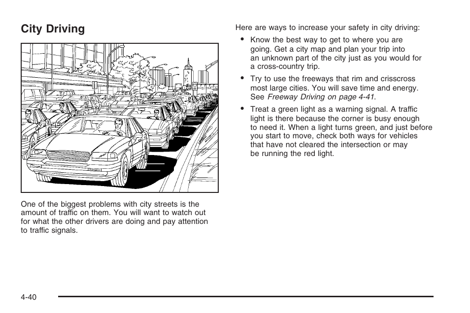 City driving, City driving -40 | Hummer 2006 H3 User Manual | Page 242 / 420