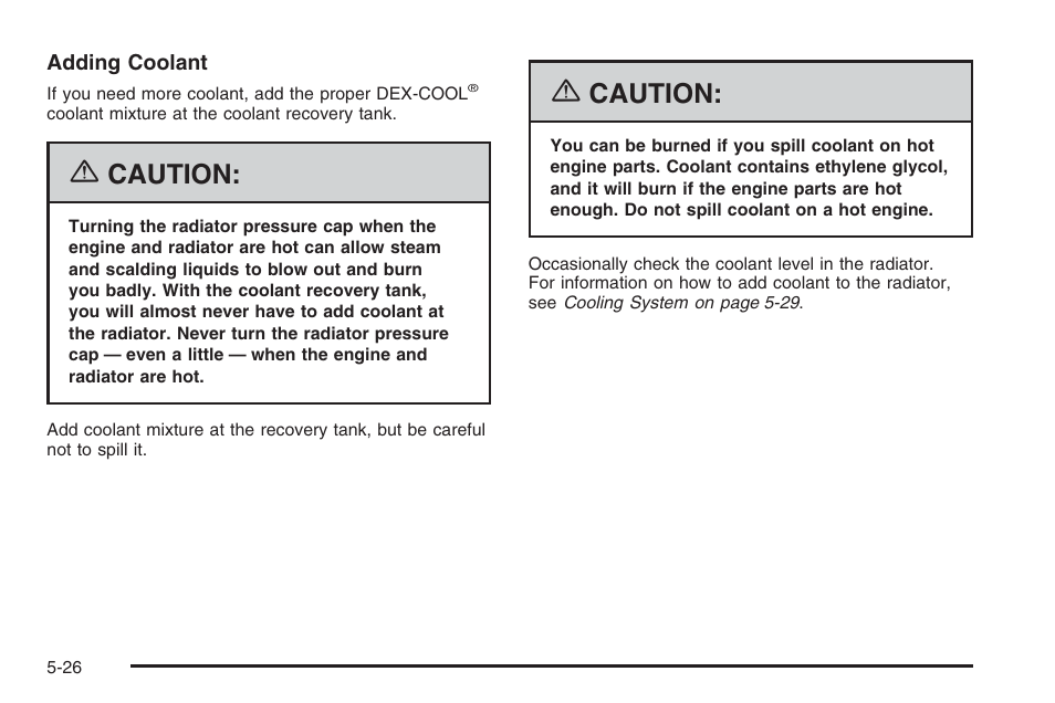 Caution | Hummer 2006 H3 User Manual | Page 298 / 420