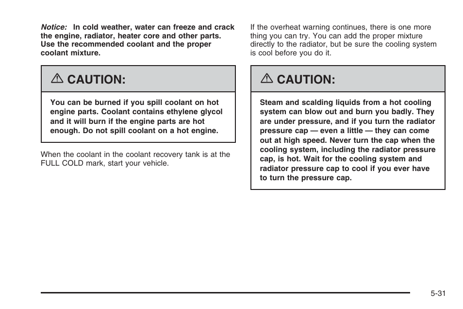 Caution | Hummer 2006 H3 User Manual | Page 303 / 420