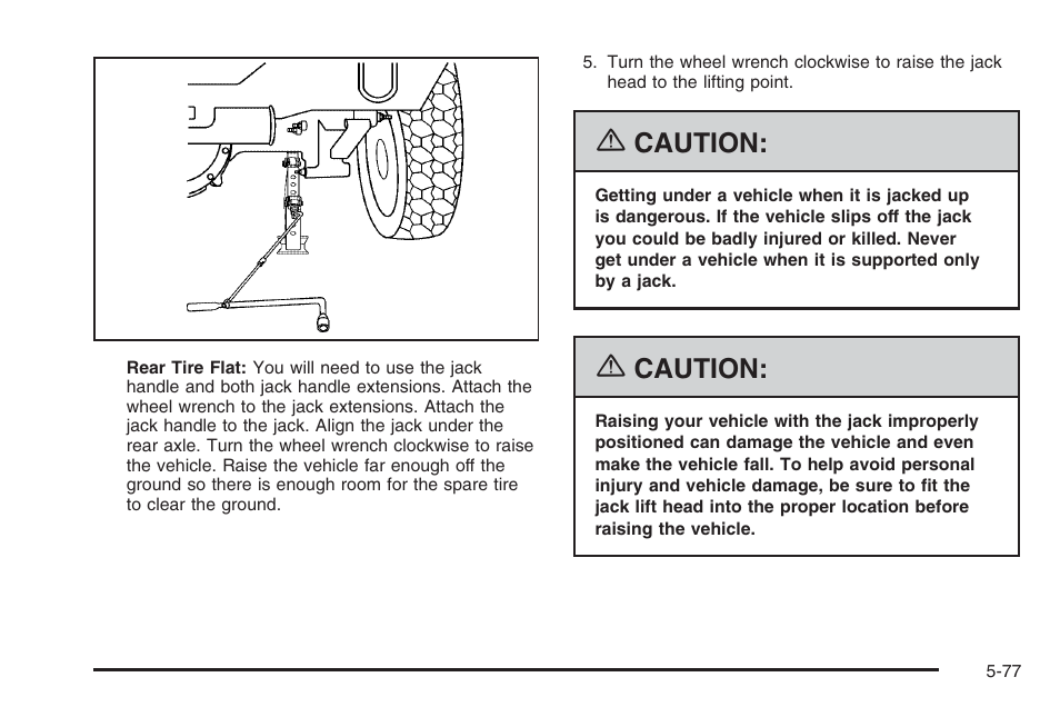 Caution | Hummer 2006 H3 User Manual | Page 349 / 420