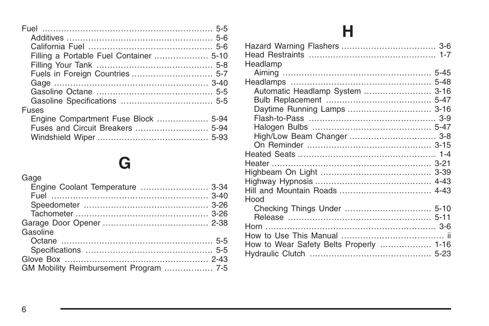 Hummer 2006 H3 User Manual | Page 412 / 420