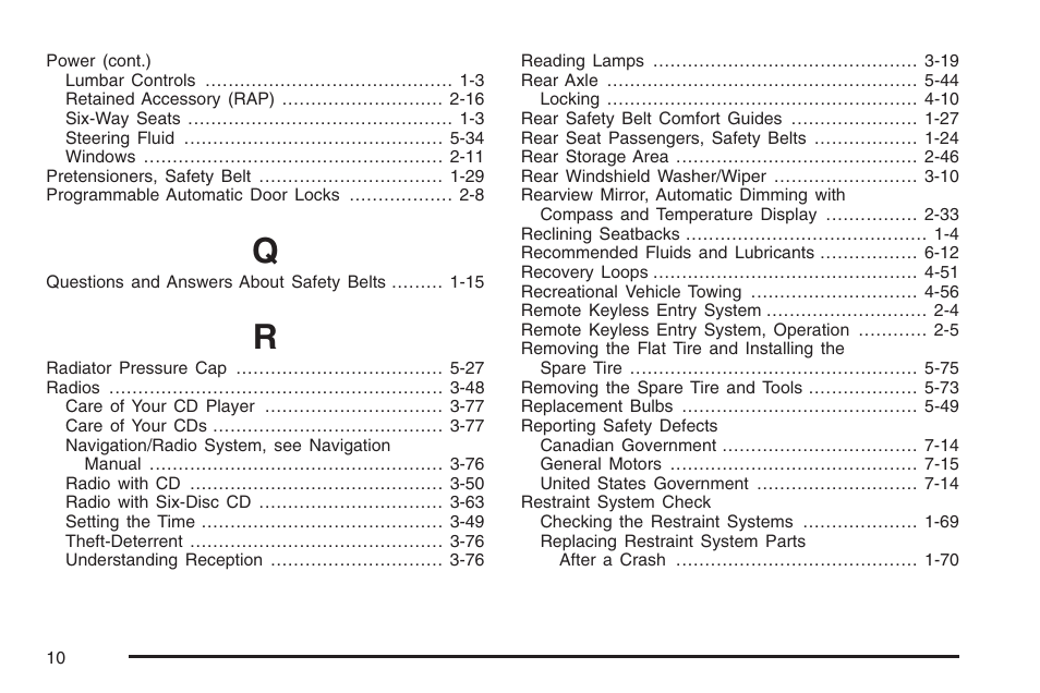 Hummer 2006 H3 User Manual | Page 416 / 420