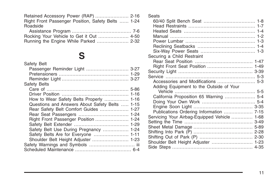 Hummer 2006 H3 User Manual | Page 417 / 420